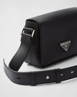 Hombre Prada BOLSOS MENSAJEROS^Bolso Bandolera De Piel Saffiano