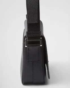 Hombre Prada BOLSOS MENSAJEROS^Bolso Bandolera De Piel Saffiano