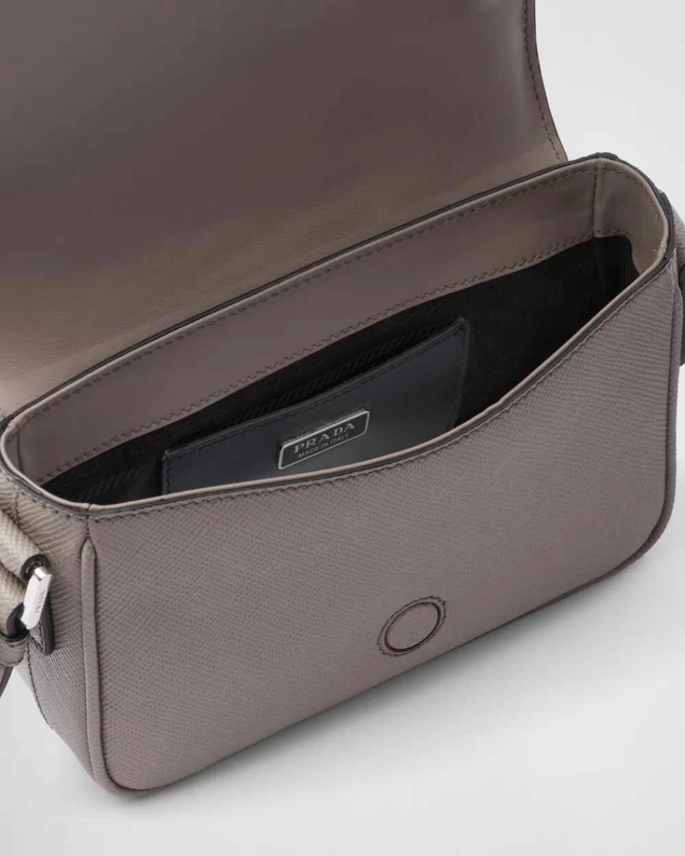 Hombre Prada BOLSOS MENSAJEROS^Bolso Bandolera De Piel Saffiano