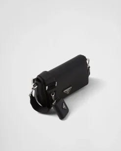 Hombre Prada BOLSOS MENSAJEROS^Bolso Bandolera De Piel Saffiano