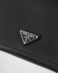 Hombre Prada BOLSOS MENSAJEROS^Bolso Bandolera De Piel Saffiano