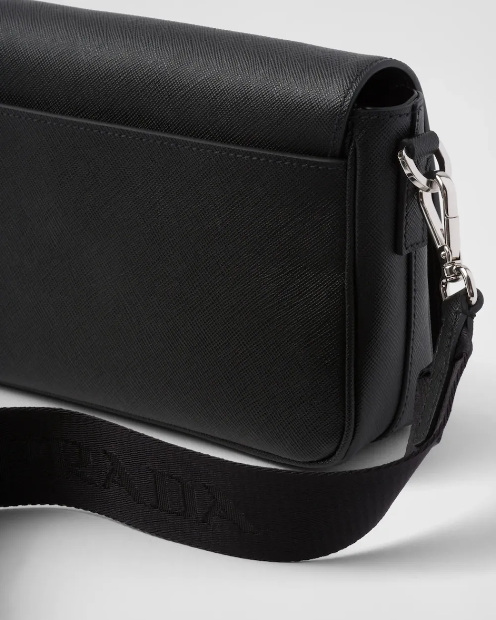 Hombre Prada BOLSOS MENSAJEROS^Bolso Bandolera De Piel Saffiano