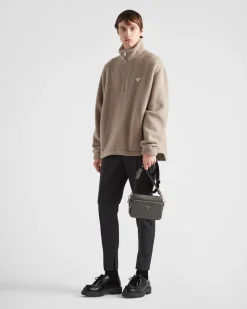 Hombre Prada BOLSOS MENSAJEROS^Bolso Bandolera De Piel Saffiano
