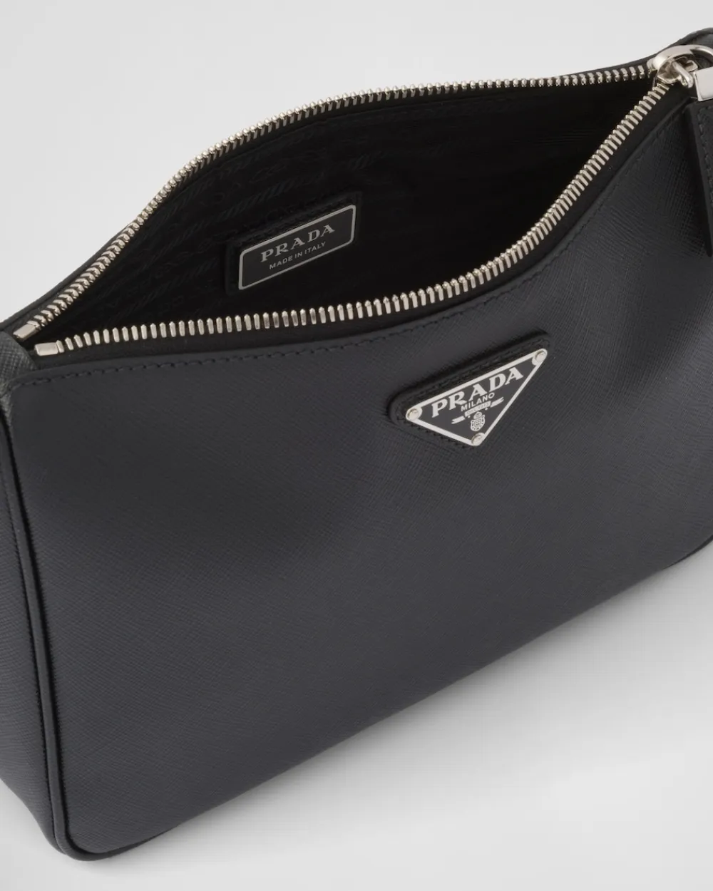 Hombre Prada BOLSOS MENSAJEROS^Bolso Bandolera De Piel Saffiano