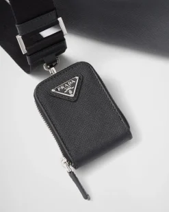 Hombre Prada BOLSOS MENSAJEROS^Bolso Bandolera De Piel Saffiano