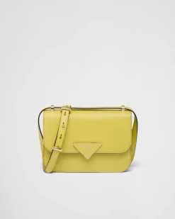 Mujer Prada BOLSOS DE HOMBRO|BOLSOS DE HOMBRO^Bolso Bandolera De Piel Saffiano