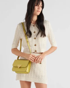 Mujer Prada BOLSOS DE HOMBRO|BOLSOS DE HOMBRO^Bolso Bandolera De Piel Saffiano