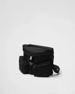 Hombre Prada BOLSOS MENSAJEROS^Bolso Bandolera De Re-nylon Y Piel