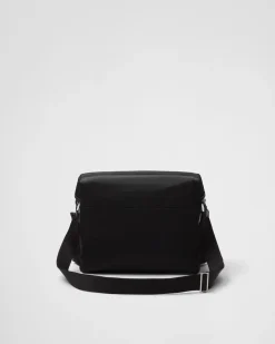 Hombre Prada BOLSOS MENSAJEROS^Bolso Bandolera De Re-nylon Y Piel