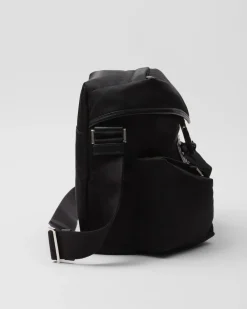 Hombre Prada BOLSOS MENSAJEROS^Bolso Bandolera De Re-nylon Y Piel