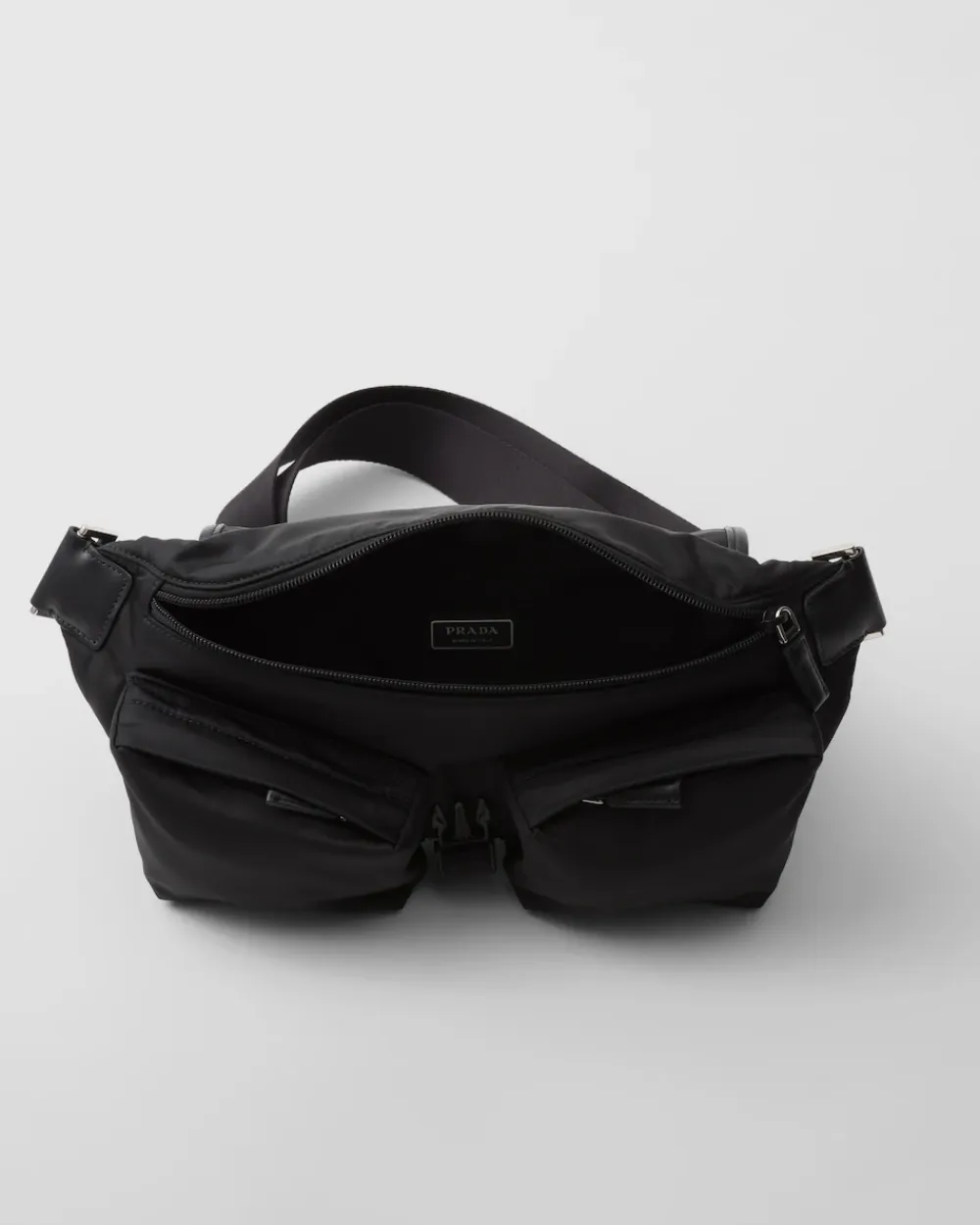 Hombre Prada BOLSOS MENSAJEROS|MOCHILAS Y RIÑONERAS^Bolso Bandolera De Re-nylon Y Piel