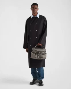 Hombre Prada BOLSOS MENSAJEROS^Bolso Bandolera De Re-nylon Y Piel
