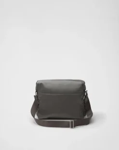 Hombre Prada BOLSOS MENSAJEROS^Bolso Bandolera De Re-nylon Y Piel