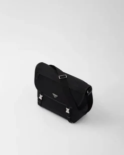 Prada COLECCIÓN MASCULINA^Bolso Bandolera De Re-nylon Y Piel Saffiano