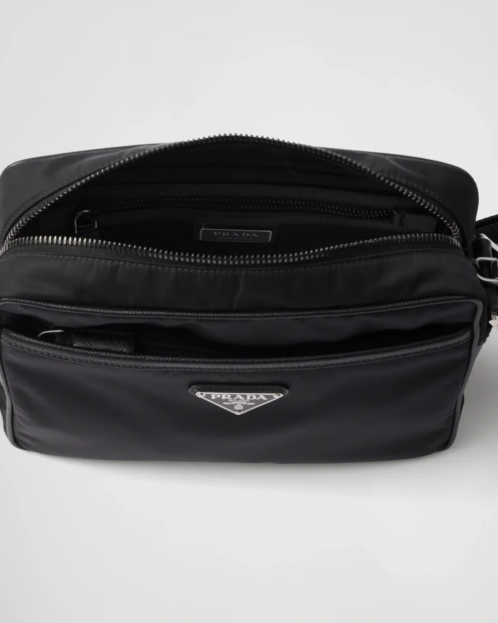 Hombre Prada COLECCIÓN MASCULINA|BOLSOS MENSAJEROS^Bolso Bandolera De Re-nylon Y Piel Saffiano