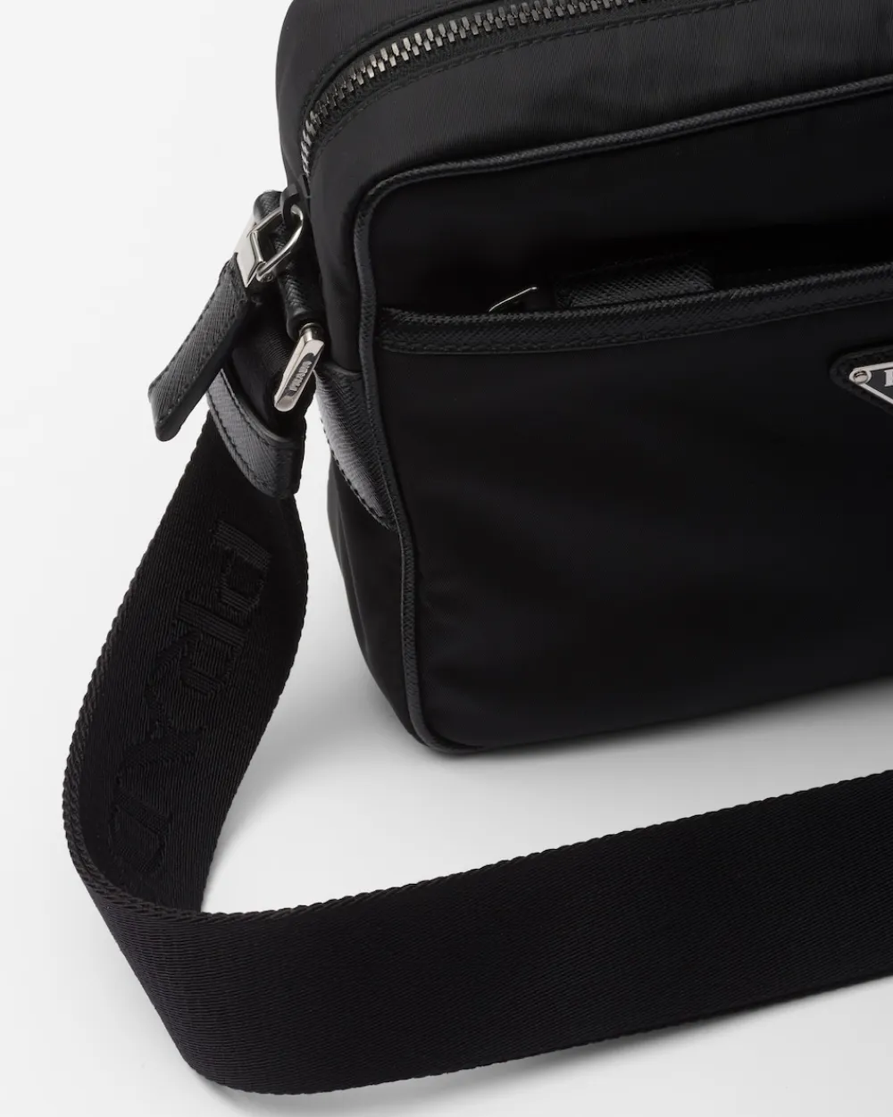 Hombre Prada COLECCIÓN MASCULINA|BOLSOS MENSAJEROS^Bolso Bandolera De Re-nylon Y Piel Saffiano