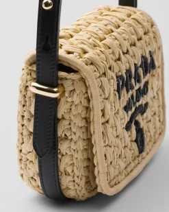 Mujer Prada PRADA SUMMER BAGS|BOLSOS DE HOMBRO^Bolso Bandolera De Tejido Trenzado Y Piel