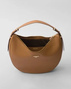 Mujer Prada PRADA ARQUE’|BOLSOS DE HOMBRO^Bolso Bandolera Grande De Piel