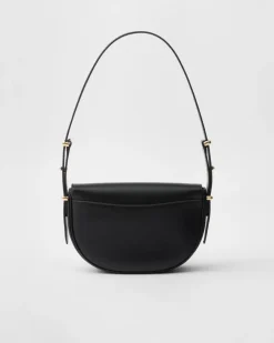 Mujer Prada PRADA ARQUE’|BOLSOS DE HOMBRO^Bolso Bandolera Arqué De Piel Con Solapa
