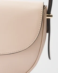 Mujer Prada PRADA ARQUE’|BOLSOS DE HOMBRO^Bolso Bandolera Arqué De Piel Con Solapa
