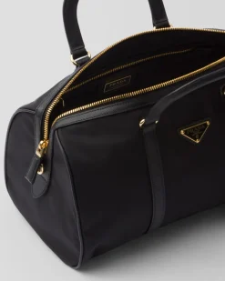Mujer Prada BOLSOS CON ASA SUPERIOR|BOLSOS CON ASA SUPERIOR^Bolso Con Asa Re-edition 1978 Mediano De Re-nylon Y Piel Saffiano