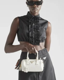 Mujer Prada MINIBOLSOS|MINIBOLSOS^Bolso Con Asa Superior De Piel Saffiano