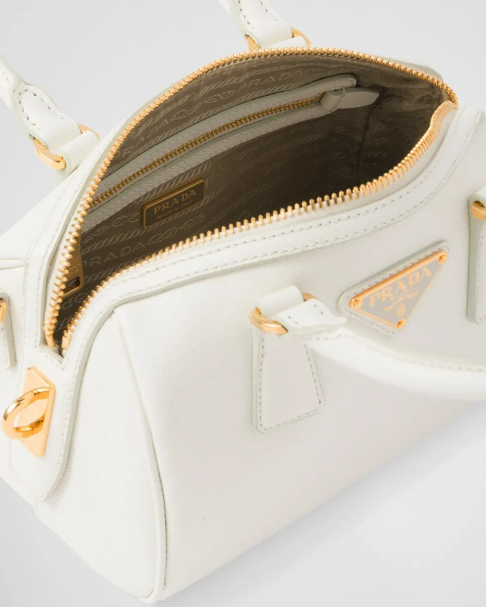 Mujer Prada MINIBOLSOS|MINIBOLSOS^Bolso Con Asa Superior De Piel Saffiano