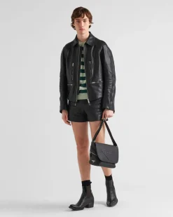 Hombre Prada BOLSOS MENSAJEROS^Bolso Con Bandolera De Piel