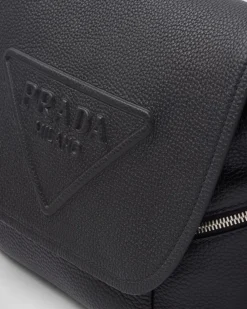 Hombre Prada BOLSOS MENSAJEROS^Bolso Con Bandolera De Piel