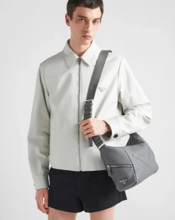 Hombre Prada BOLSOS MENSAJEROS^Bolso Con Bandolera De Piel