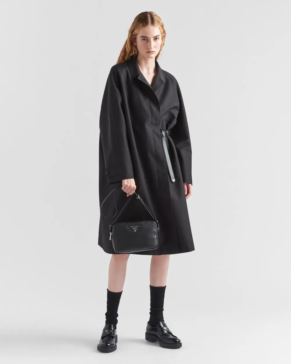 Mujer Prada BOLSOS DE HOMBRO|BOLSOS DE HOMBRO^Bolso Con Bandolera De Piel