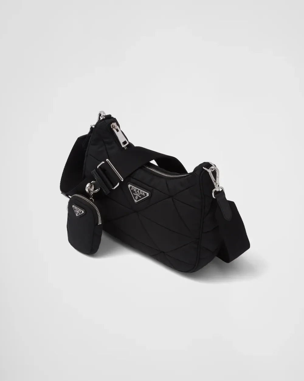 Mujer Prada COLECCIÓN FEMENINA|BOLSOS DE HOMBRO^Bolso Con Forma De Saco De Re-nylon Acolchado