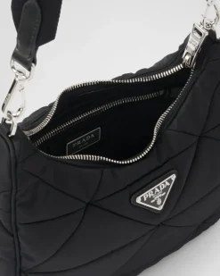 Mujer Prada COLECCIÓN FEMENINA|BOLSOS DE HOMBRO^Bolso Con Forma De Saco De Re-nylon Acolchado