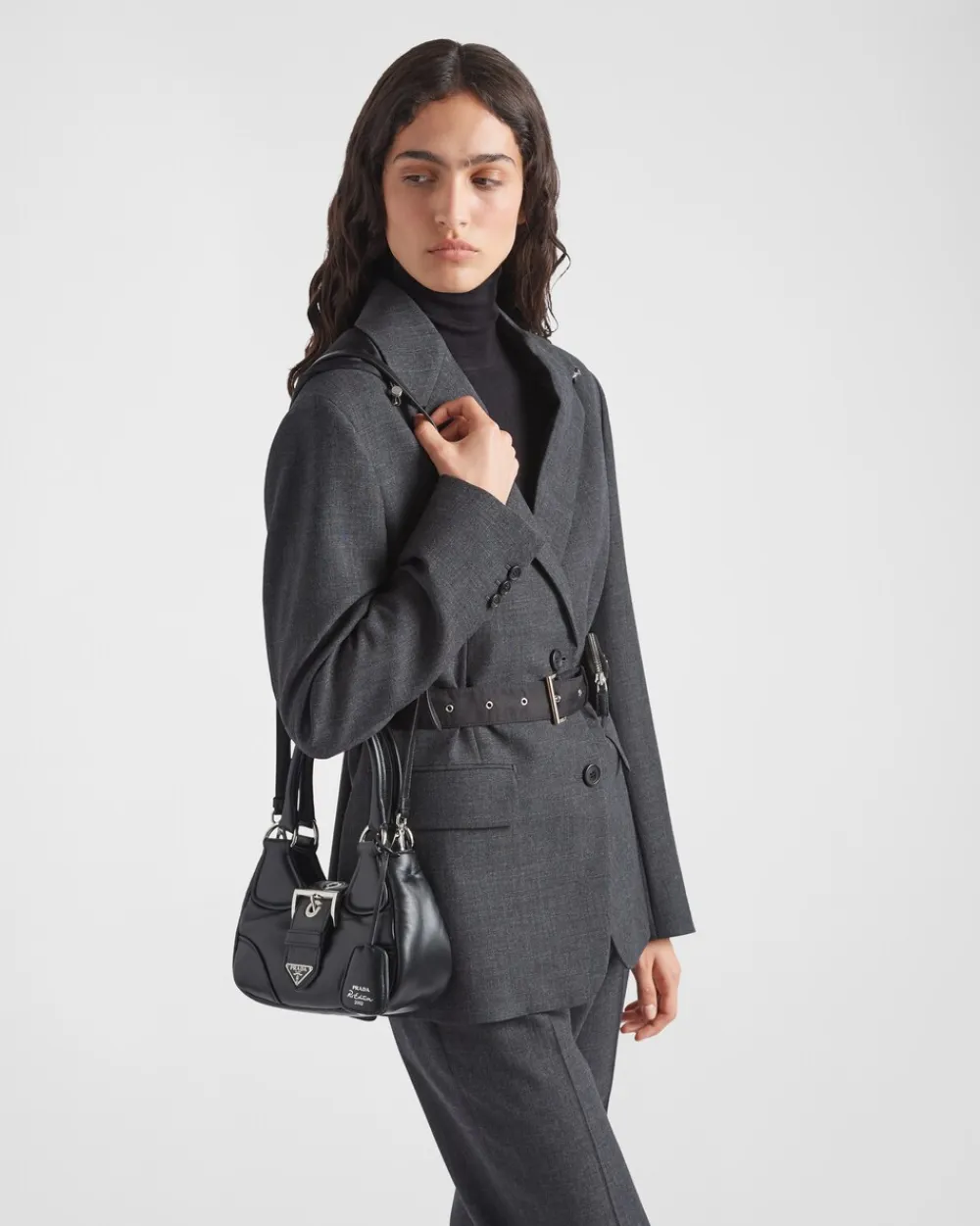 Mujer Prada MINIBOLSOS|MINIBOLSOS^Bolso De Napa Acolchada Moon