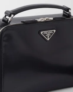 Hombre Prada BOLSOS MENSAJEROS^Bolso De Piel Cepillada Brique