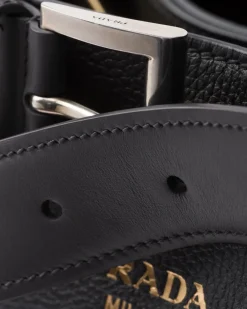 Mujer Prada PRADA BUCKLE|BOLSOS CON ASA SUPERIOR^Bolso De Piel Mediano Buckle Con Cinturón