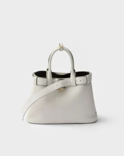Mujer Prada PRADA BUCKLE|BOLSOS CON ASA SUPERIOR^Bolso De Piel Mediano Buckle Con Cinturón