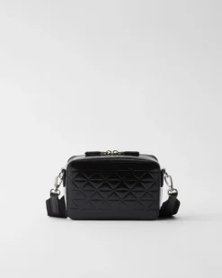 Hombre Prada BOLSOS MENSAJEROS^Bolso De Piel Brique