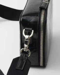 Hombre Prada BOLSOS MENSAJEROS^Bolso De Piel Brique