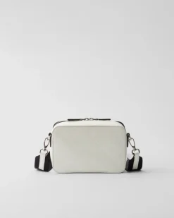 Hombre Prada BOLSOS MENSAJEROS^Bolso De Piel Brique