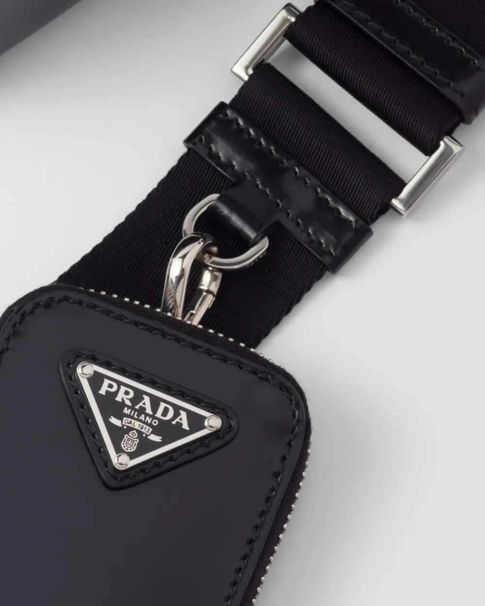 Hombre Prada BOLSOS MENSAJEROS^Bolso De Piel Brique