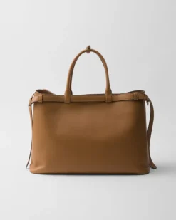 Hombre Prada BOLSOS GRANDES^Bolso De Piel Buckle Con Cinturón Doble