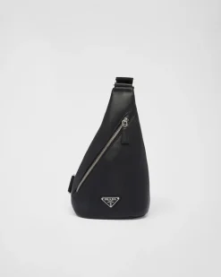 Hombre Prada MOCHILAS Y RIÑONERAS^Bolso De Piel Cross