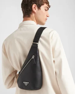 Hombre Prada MOCHILAS Y RIÑONERAS^Bolso De Piel Cross