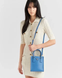 Mujer Prada MINIBOLSOS|MINIBOLSOS^Bolso De Piel Saffiano