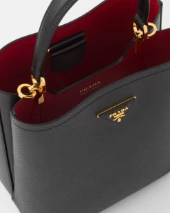 Mujer Prada BOLSOS CON ASA SUPERIOR|BOLSOS CON ASA SUPERIOR^Bolso De Piel Saffiano Panier