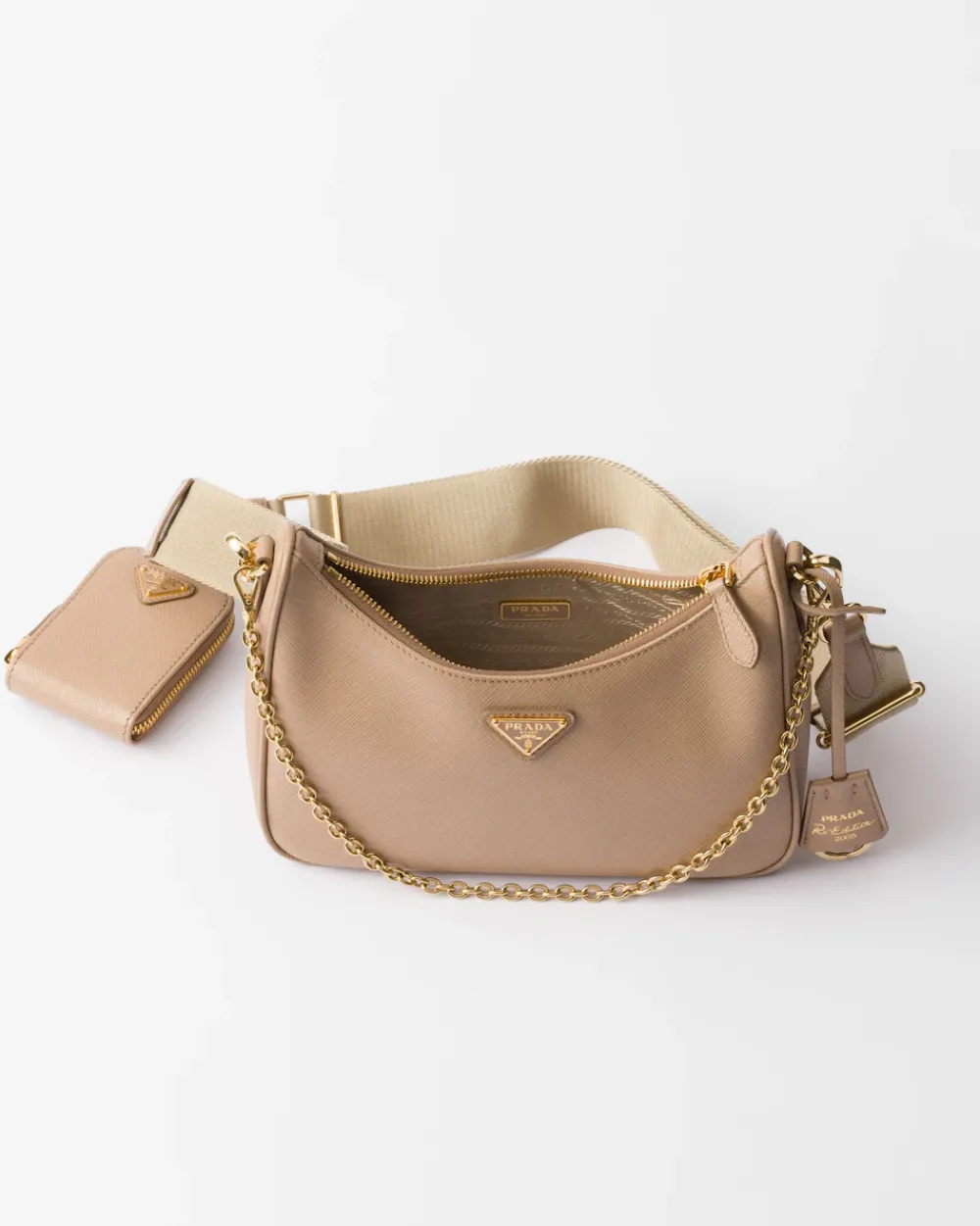Mujer Prada PRADA RE-EDITION|BOLSOS DE HOMBRO^Bolso De Piel Saffiano Re-edition 2005