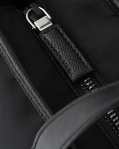 Hombre Prada BOLSOS GRANDES^Bolso De Re-nylon Y Piel Saffiano