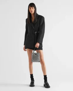 Mujer Prada BOLSOS CON ASA SUPERIOR|BOLSOS CON ASA SUPERIOR^Bolso De Satén Con es