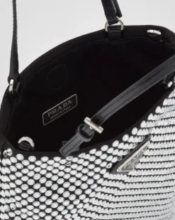 Mujer Prada BOLSOS CON ASA SUPERIOR|BOLSOS CON ASA SUPERIOR^Bolso De Satén Con es